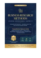 Instructor's Manual for Business Research Methods 9th Edition By William Zikmund&comma; Barry Babin&comma; Chapter 1-17 &vert; All Chapters