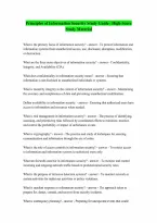 for Principles of Information Security A GUARANTEED