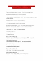 FRESENIUS EXAM Questions and Answers 100 Pass