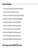 Ayf Cheer Test Updated Exam Questions And Correct Verified Solutions Latest Update This Year- Just Released&period;pdf&NewLine;&NewLine;