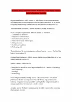 for Essentials of Organizational Behavior Robbins Stephen Timothy Judge Exam with correct Answers