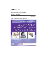 Test Bank&colon; Illustrated Anatomy of the Head and Neck&comma; 7th Edition by Fehrenbach &vert; Complete Chapters 1-12 Questions&comma; Answers & Detailed Rationales &vert; Essential for Dental Hygiene&comma; Nursing & Medical Exam Success