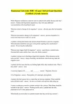 MDC 4 Exam 1 Rasmussen University Questions and Answers 100 Solved Exam with correct Answers