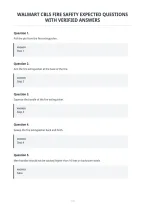 Walmart Cbls Fire Safety Expected Questions&NewLine;With Verified Answers