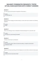 Walmart Stormwater Frequently Tested&NewLine;Actual Exam Questions With Correct Answers