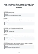 Water Distribution Practice Exam Grade 3 & 4 Tempe&comma;&NewLine;AZ UPDATED ACTUAL QUESTIONS WITH CORRECT&NewLine;ANSWERS
