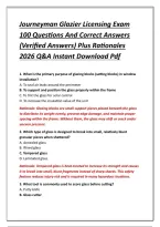 Journeyman Glazier Licensing Exam 100 Questions And Correct Answers &lpar;Verified Answers&rpar; Plus Rationales 2026 Q&A Instant Download Pdf&NewLine;1&period;