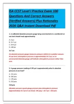 ISA CCST Level I Practice Exam 100 Questions And Correct Answers &lpar;Verified Answers&rpar; Plus Rationales 2026 Q&A Instant Download Pdf