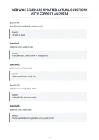 Web Woc Seminars Updated Actual Questions&NewLine;With Correct Answers