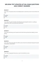 Welding Test Updated Actual Exam Questions&NewLine;And Correct Answers