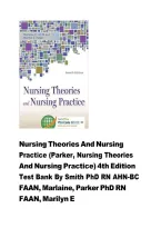 Test Bank For Nursing Theories and Nursing Practice 4th Edition by Marlaine C&period; Smith & Marilyn E&period; Parker ISBN 9780803633124 Chapters&lpar;1 to 31&rpar;