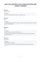 Wgu C224 Updated Actual Exam Questions And Correct Answers&period;