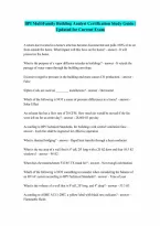 BPI MultiFamily Building Analyst Questions and Answers Complete Questions and Verified Answers