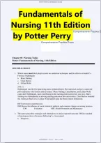 20230524201003 646E6F1B8B072 Fundamentals Of Nursing 11Th Edition By Potter Perry Test Bank Test &period;&period;&period; - Graded A&plus;&period;&period;&period;