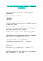 Mgt 300 Neck Final Exam Latest Update Graded A Questions And Answers Rated A Latest Update 2026
