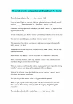 PA permit practice test questions and answers already graded A Complete Questions and Verified Answers