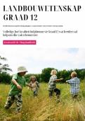 Landbouwetenskappe Graad 12 &lpar;Slaag handboek&rpar;