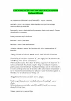 PAX Science NLN Exam Questions and Answers Latest 2026 Graded A Questions and Answers 100 Pass