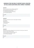 Workday Pro Record-To-Report Mock Updated&NewLine;Actual Exam Questions And Correct Answers