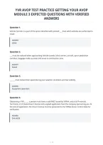 Yvr Avop Test Practice Getting Your Avop&NewLine;Module 3 Expected Questions With Verified&NewLine;Answers