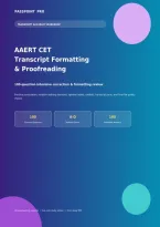 AAERT CET Transcript Formatting and Proofreading Practice Exam &vert; 100 Questions with Explained Answers