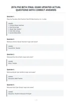 Zeta Phi Beta Final Exam Updated Actual&NewLine;Questions With Correct Answer