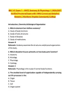 BIO 141 Exam 1 &ndash; NVCC Anatomy & Physiology I &vert; 2026&sol;2027 &NewLine;Verified Proctored Exam with 100&percnt; Correct and Detailed &NewLine;Answers &vert; Northern Virginia Community College 
