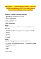 BIO 141 Exam 1 &ndash; NVCC Anatomy & Physiology I &vert; 2026&sol;2027 &NewLine;Verified Proctored Exam with 100&percnt; Correct and Detailed &NewLine;Answers &vert; Northern Virginia Community College