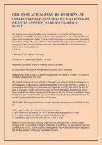 CRPC Exam Practice Exam Questions and Detailed Answers with Rationales