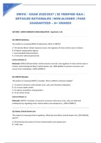 Omvic - Exam 2026&sol;2027 &vert; 50 Verified Q&A &vert; Detailed Rationales &vert; Ngn-Aligned &vert; Pass Guaranteed &ndash; A&plus; Graded