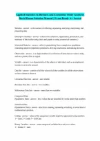 Solution Manual For Applied Statistics in Business and Economics By David Doane Questions and Answers 100 Pass