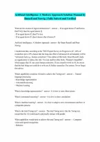 Solution Manual for Artificial Intelligence A Modern Approach by Stuart Russell and Peter Norvig A GUARANTEED
