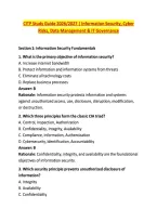 CITP Exam BUNDLE &vert; Questions&comma; Correct Answers & Detailed Rationales  
