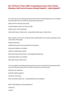Nur 310 Exam 3 Prep U Ml4 &vert; Comprehensive Exam Prep&comma; Practice Questions And Correct Answers Already Graded A&plus; Latest Update&excl;&excl;&excl;
