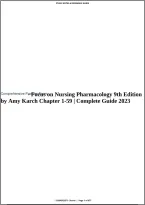 20230628093633 649Bff21Cb74F Test Bank   Focus On Nursing Pharmacology 9Th Edition By Amy Karch C&period;&period;&period; - Graded A&plus;&period;&period;&period;