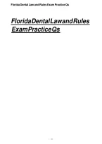 Florida Dental Laws & Rules Exam Study Guide&colon; 420 Practice Questions & Answers&NewLine;&NewLine;