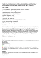Ethics Final Exam Comprehensive Review A Complete Guide To Ethical Philosophy&colon;&NewLine;Theories&comma; Principles&comma; And Debates&rsqb; &ndash; Questions And Answers &vert; Verified And Well&NewLine;Detailed Answers &vert; Plus Rationales &vert; Guaranteed Pass &vert; Latest Exam Update&NewLine;
