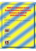 NUR 611 Updated Actual&NewLine;Exam Questions And Correct&NewLine;Answers Graded A&plus;&NewLine;2026&sol;2027 edition&NewLine;tinea&NewLine;A Fungal cause&NewLine;Scaling&comma; erythematous patch &comma; reddened raised &comma; serpiniginous border&period;&NewLine;tinea corporis&NewLine;Torso&NewLine;aka ringworm&NewLine;