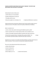 Wound Certification Practice Exam &num;1 2026&sol;2027 &vert; Wound Care Questions And Answers &vert; Exam Prep