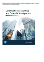 Solution Manual for Construction Accounting and Financial Management&comma; 4th Edition by Steven J&period; Peterson
