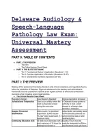 Delaware Audiology & Speech-Language Pathology Law Exam&colon; S-Tier Test Bank & Mastery Guide &lpar;2026&sol;2027&rpar;