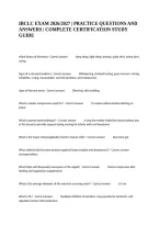 Ibclc Exam 2026&sol;2027 &vert; Practice Questions And Answers &vert; Complete Certification Study Guide