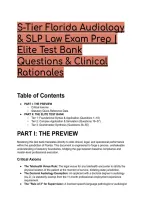 2026&sol;2027 S-Tier Florida Audiology & SLP Law Exam Prep &vert; Elite Test Bank Questions & Clinical Rationales