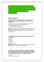NUR 631 Advanced Physiology and Pathophysiology Final Exam &ndash; 2026 Latest Update&colon; Questions with Verified Answers & Rationales &lpar;100&percnt; Correct &ndash; Grade A&rpar;