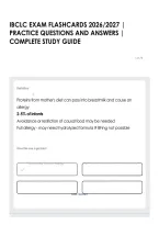 Ibclc Exam Flashcards 2026&sol;2027 &vert; Practice Questions And Answers &vert; Complete Study Guide