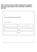 Ibclc Exam Study Guide&colon; Pathology 2026&sol;2027 &vert; Practice Questions And Answers &vert; Complete Review