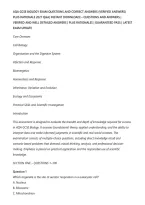 Aqa Gcse Biology Exam Questions And Correct Answers &lpar;Verified Answers&rpar;&NewLine;Plus Rationale 2027 Q&A&vert; Instant Download&rsqb; &ndash; Questions And Answers &vert;&NewLine;Verified And Well Detailed Answers &vert; Plus Rationales &vert; Guaranteed Pass &vert; Latest&NewLine;Exam Update