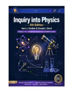 Test Bank&colon; Inquiry into Physics &lpar;8th Edition&rpar; by Vern J&period; Ostdiek & Donald J&period; Bord &ndash; Chapters 1-15 Complete Exam Questions & Verified Answers