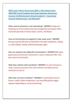 WSET Level 2 Wines Actual Exam 2026 &vert;&vert; Most Recent Exam &NewLine;2026&vert;2027 Actual Complete Real Exam Questions And Correct &NewLine;Answers &lpar;Verified Answers&rpar; Already Graded A&plus; &vert; Guaranteed &NewLine;Success&excl;&excl; Newest Exam &vert; Just Released&excl;&excl; 