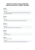 Hccp Frequently Tested Actual Exam&NewLine;Questions With Correct Answers